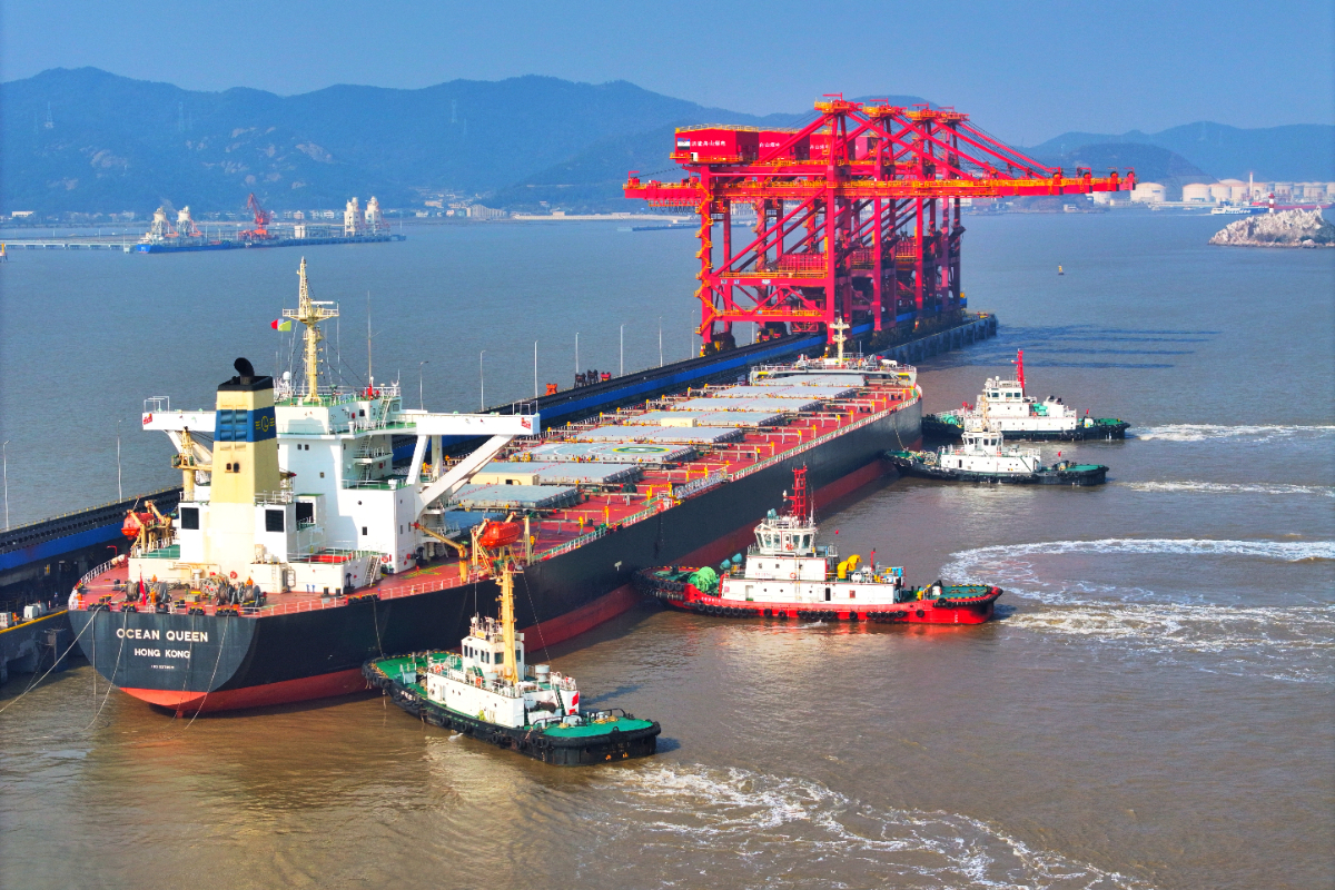 高质量发展看“浙”里 | 1500万吨！浙能港口年进港量创纪录